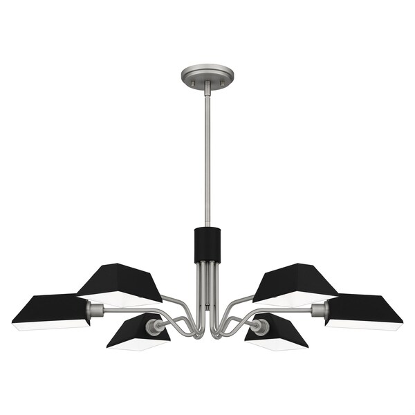 Quoizel Sienna 6-Light Antique Nickel Chandelier QCH5350AN - main